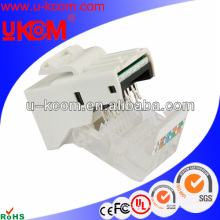 Instalação fácil e durável cat6 rj45 8p8c keystone jack